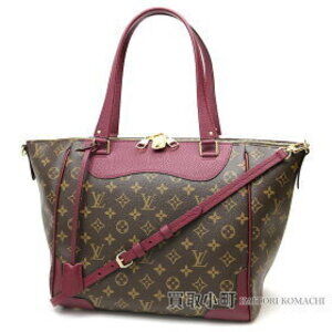 Louis Vuitton Estrela Cuir Raisin Purple Shoulder Bag Handbag City Tote